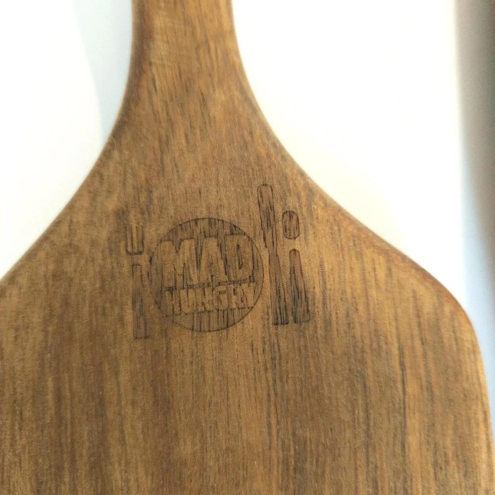 NEW ***Beautiful*** Mad Hungry Original 4-Piece Acacia wood‎ Spurtle Set Boxed